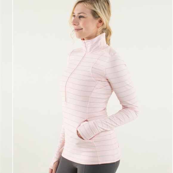 lululemon athletica Jackets & Blazers - Lululemon Star Runner Pullover
Slalom Stripe Pretty Pink / Pretty Pink-Size 6